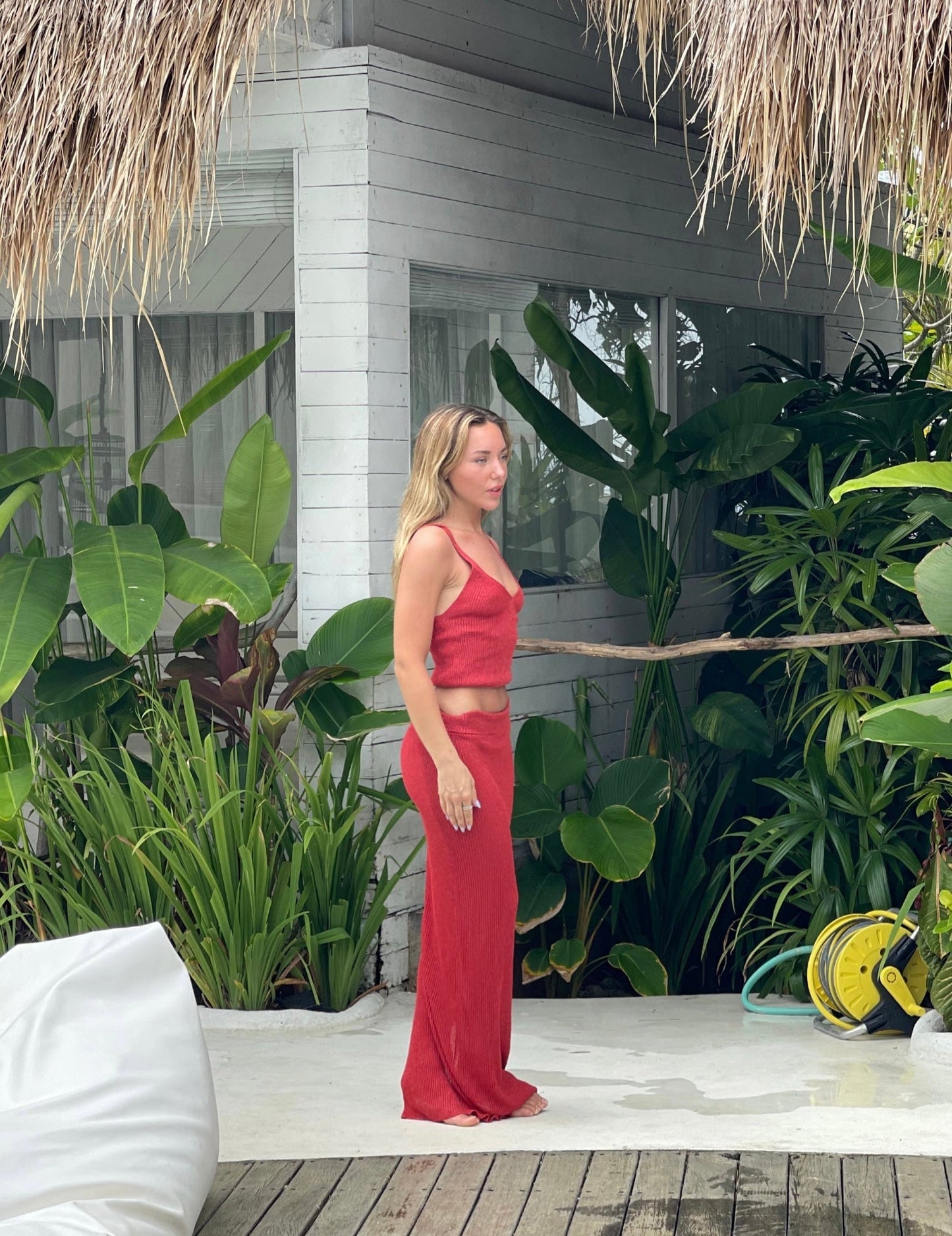 Malie glitter skirt - Red